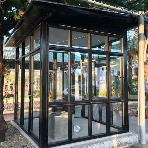ร้านกระจกอลูมิเนียม ลำพูน ผลงานติดตั้งประตูกระจกอลูมิเนียม
