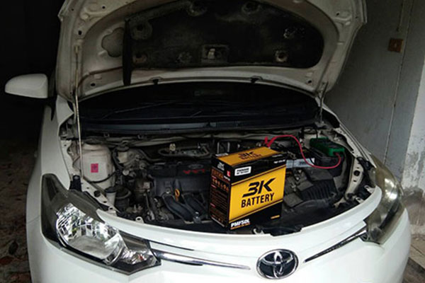 เปลี่ยนแบตเตอรี่ Toyota Vios 3K Battery นครศรีธรรมราช