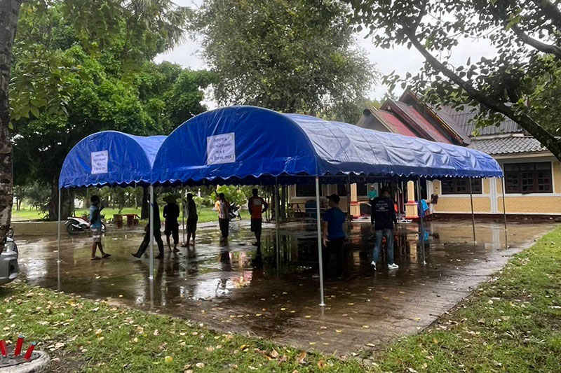 ติดตั้งงานเต็นท์งานบุญ ถวายวัด